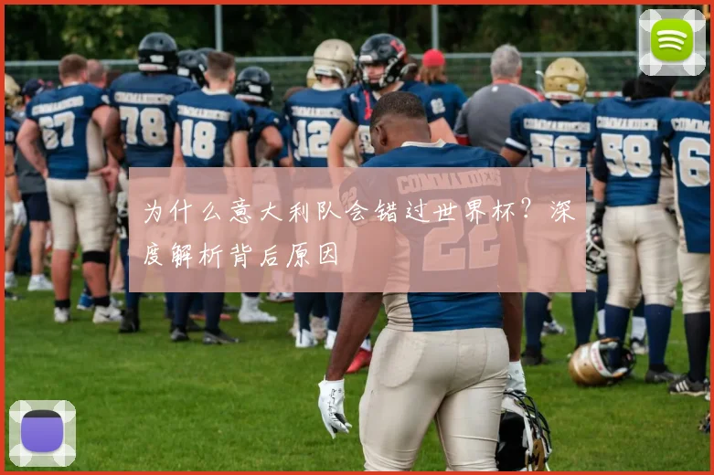 为什么意大利队会错过世界杯?深度解析背后原因